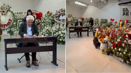   El homenaje de Roberto Bravo en la despedida de Joan Jara 