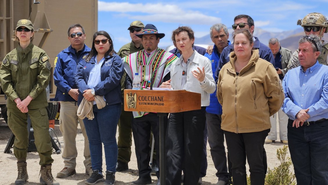 Tohá inauguró los puestos de Observación Fronteriza Móvil en Colchane