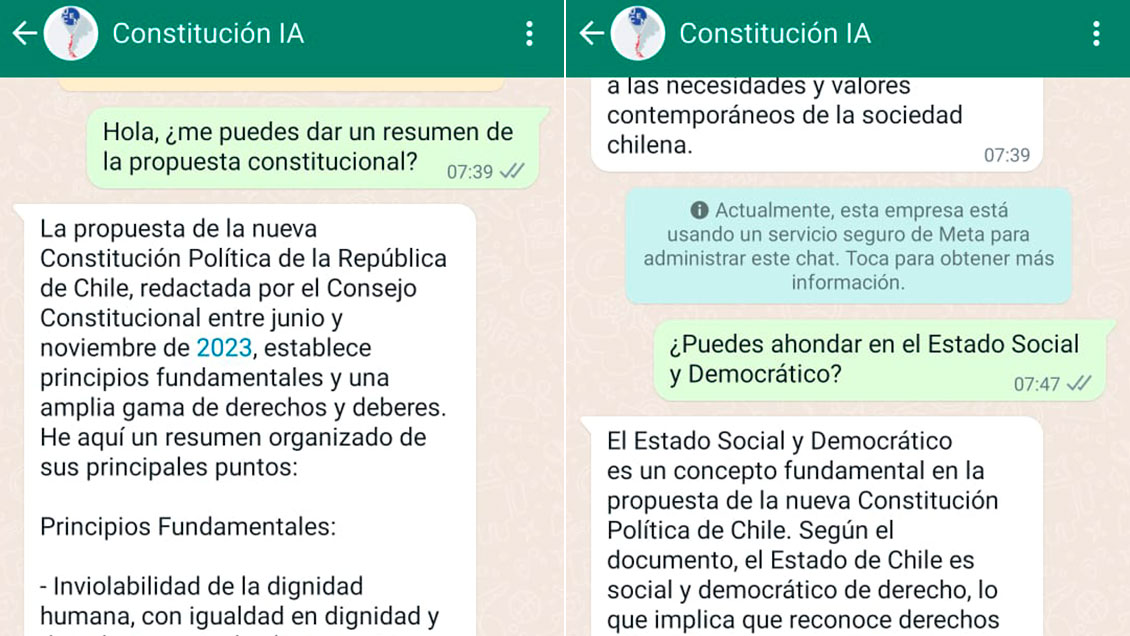 ¿Indeciso? ChatBot Constitucional explica las dudas de cara al Plebiscito