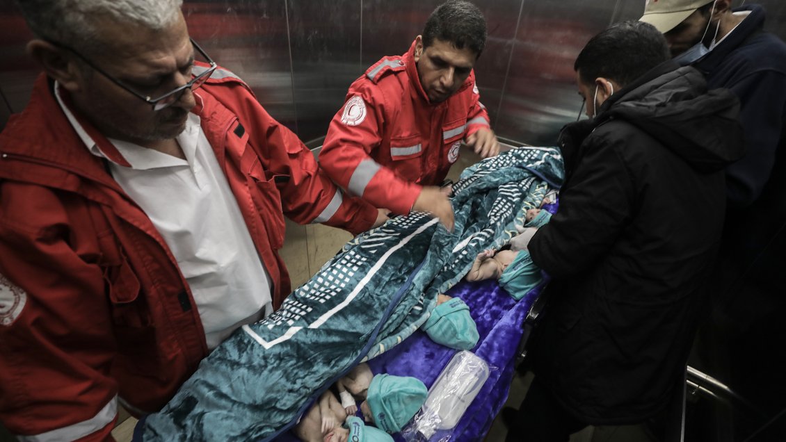 Tres bebés prematuros murieron en un hospital del norte de Gaza por falta de electricidad