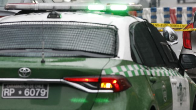 Control policial terminó con persecución y un sujeto baleado en Santiago Centro