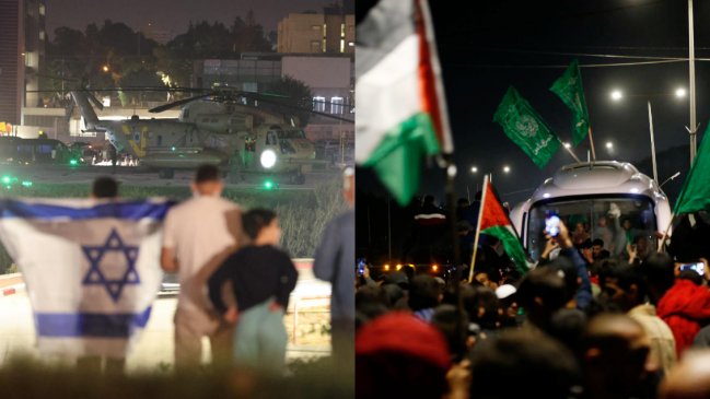 Con éxito se llevó a cabo el primer intercambio de rehenes y presos entre Israel y Hamás