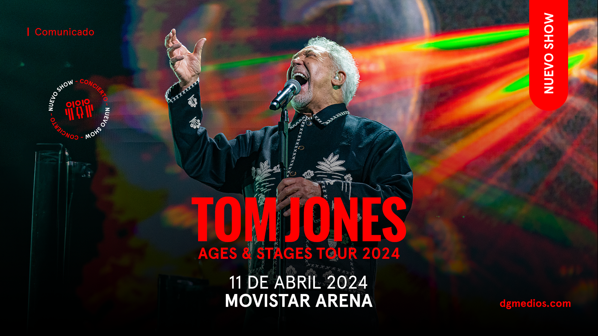 Tom Jones en Movistar Arena 2024