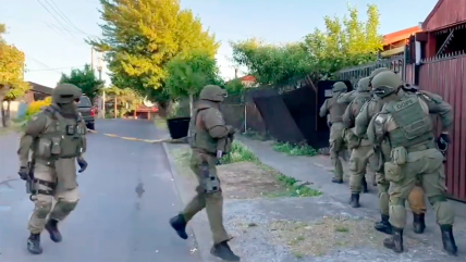   Carabineros allanó casas búnker en Los Ángeles 