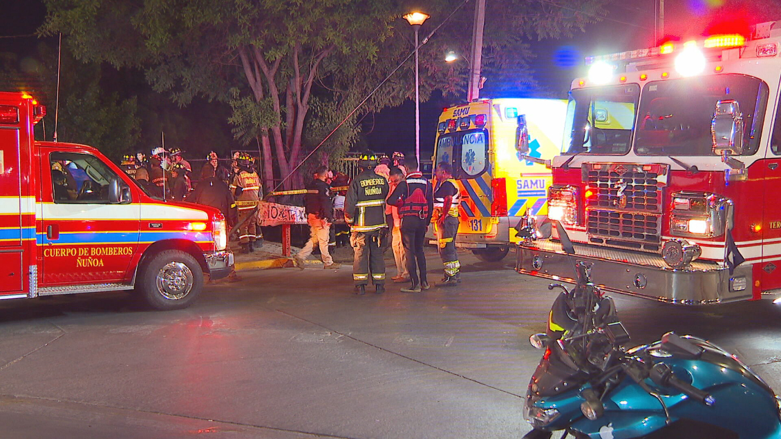Bomberos rescató a dos personas que cayeron al canal San Carlos