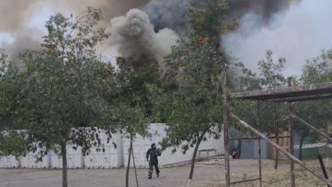  Incendio en polígono de tiro en Cerrillos: Al menos dos fallecidos  