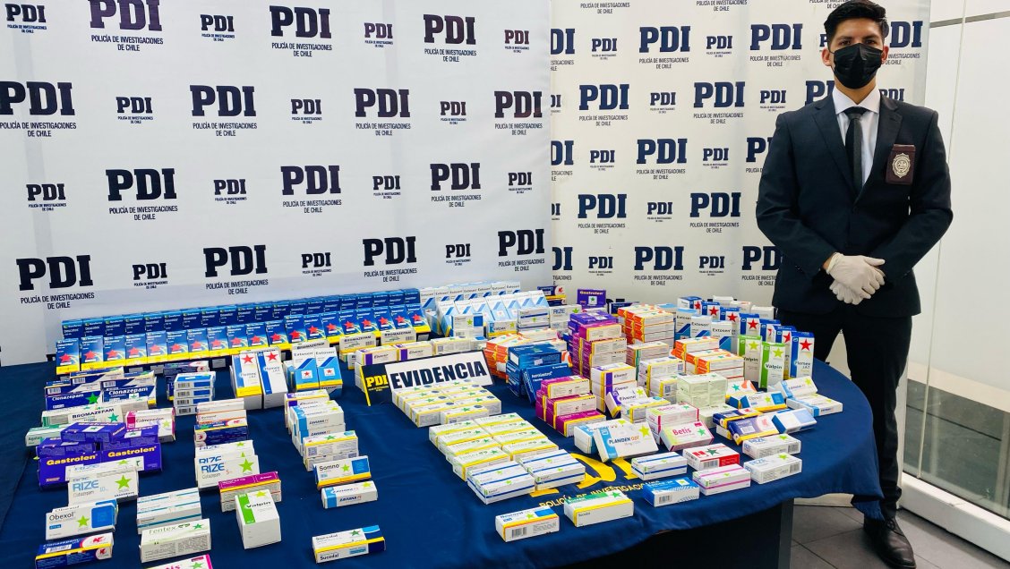 PDI detuvo a dueño de tres farmacias en Arica por tráfico de remedios