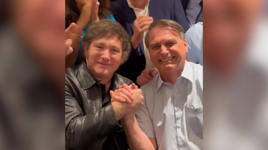 Milei sostuvo una reunión con Bolsonaro previo a su investidura