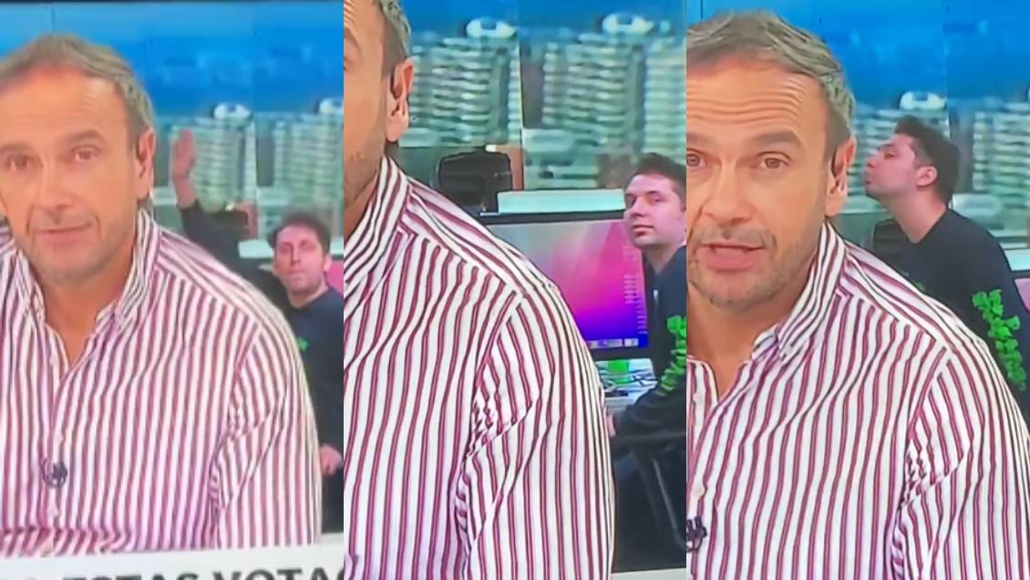 Fabrizio Copano hizo particular aparición detrás de Rodrigo Sepúlveda