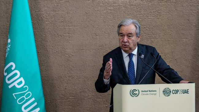 Guterres: Éxito de la COP28 pasa por lograr un acuerdo sobre el fin de los combustibles fósiles