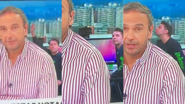 Fabrizio Copano hizo particular aparición detrás de Rodrigo Sepúlveda