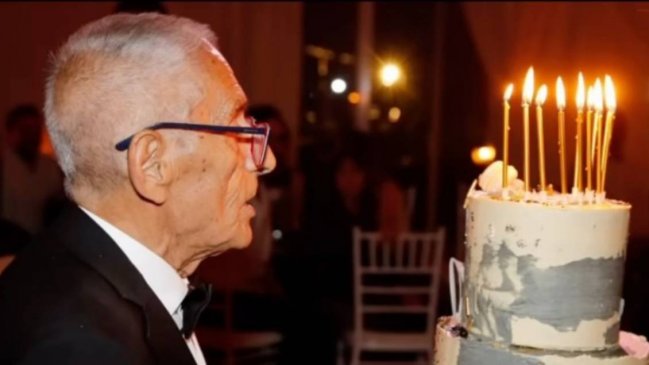 Sergio Chamy celebró su cumpleaños 90 con enorme fiesta