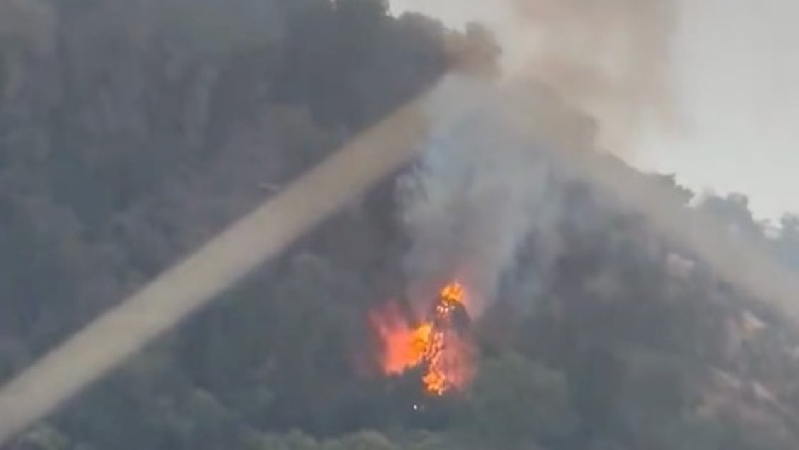 Se activó un nuevo foco de incendio en el Cerro San Cristóbal