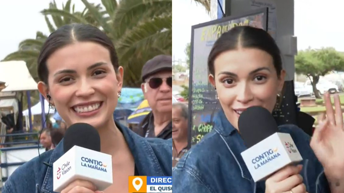 Cony Capelli debutó como notera en matinal de CHV