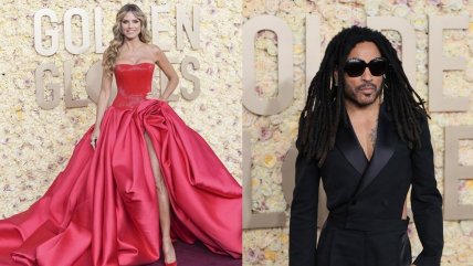   Globos de Oro 2024: de Heidi Klum a Lenny Kravitz 