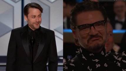   Kieran Culkin sorprendió al trolear a Pedro Pascal en los Globos de Oro 