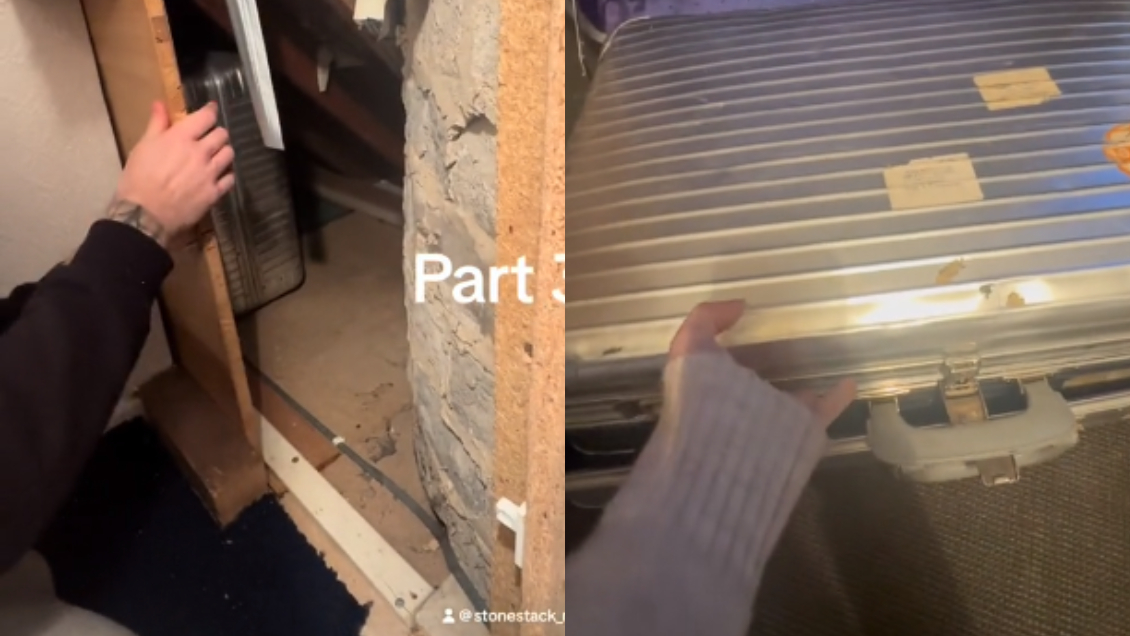 Pareja botó una pared en su nueva casa y realizó terrorífico hallazgo