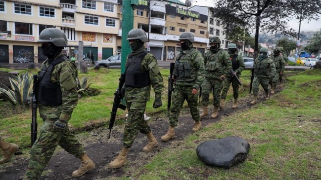 Fuerzas Armadas de Ecuador aseguran haber desarticulado 28 grupos terroristas