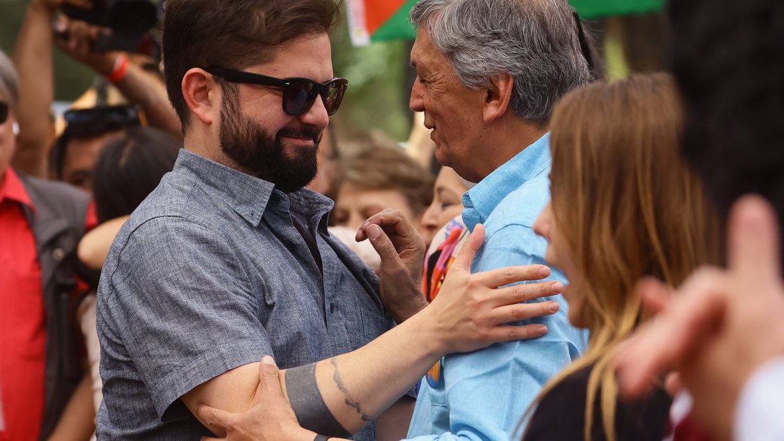 Presidente Boric participó en la Fiesta de los Abrazos 2024 del PC