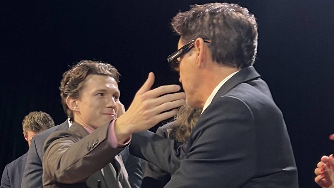 Tom Holland y Robert Downey Jr. se reencuentran en ceremonia de premios