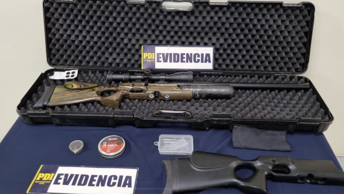 PDI recuperó millonario rifle deportivo robado en San Fernando