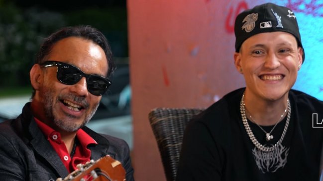 Los Bunkers cantaron con el músico urbano Kidd Voodoo en 