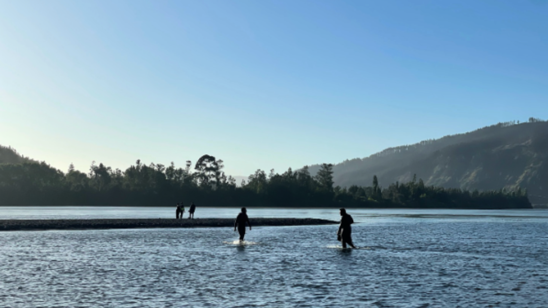 Hallan el cuerpo de un hombre que se lanzó al río Biobío para rescatar a su hija