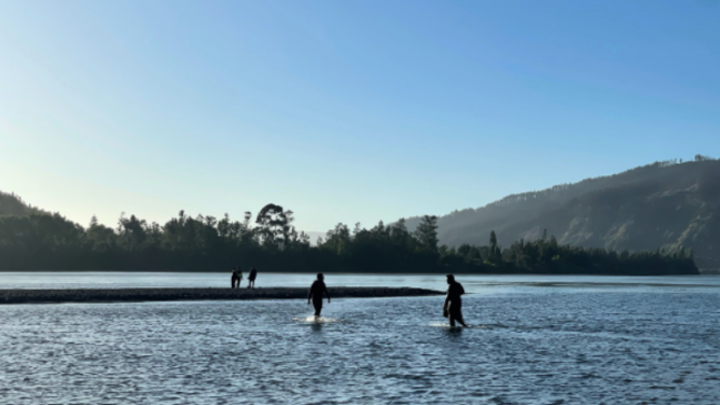 Hallan el cuerpo de un hombre que se lanzó al río Biobío para rescatar a su hija