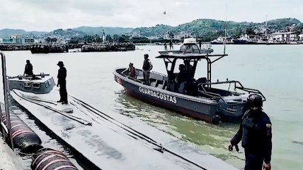   Encuentran semisumergible con 3,2 toneladas de cocaína en Ecuador 