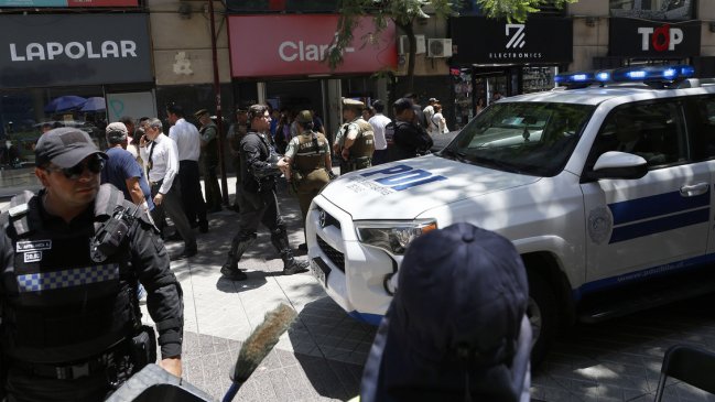 Detuvieron a sospechoso de asalto a funcionarios PDI en Paseo Ahumada