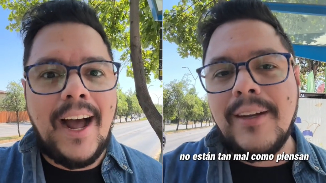 Extranjero alabó tecnología del transporte público e hizo llamado a chilenos