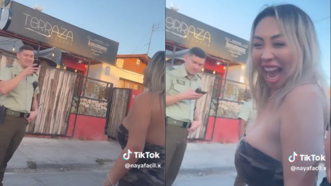 Carabinero pidió un video a Naya Fácil tras fiscalizarla y causó polémica