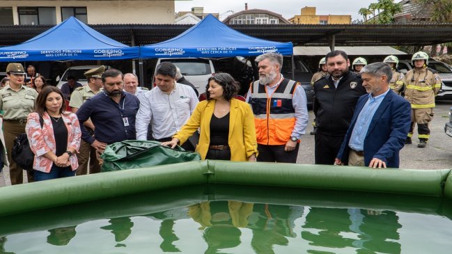 Bomberos del Biobío recibe nuevo equipamiento para combatir incendios forestales