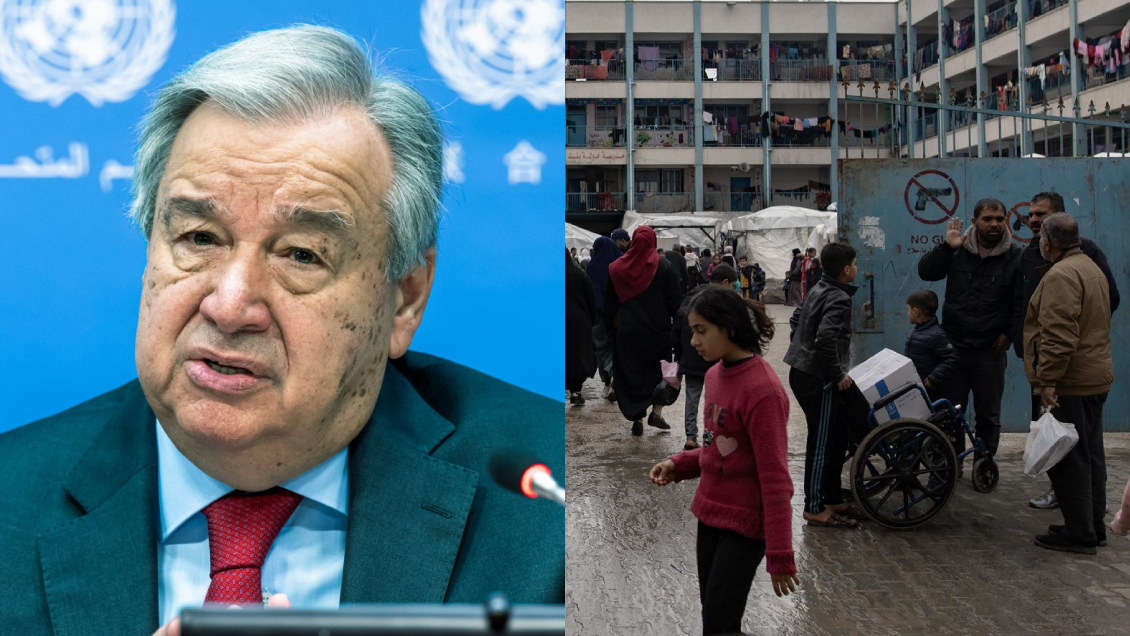 Guterres pidió mantener fondos para la UNRWA: 