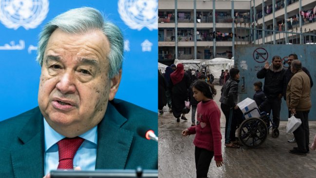 Guterres pidió mantener fondos para la UNRWA: 