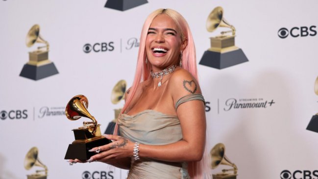   Karol G gana su primer Grammy a Mejor Álbum de Música Urbana por 