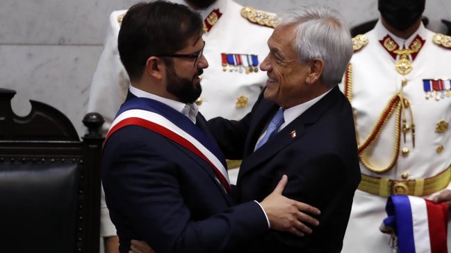 Presidente Boric destacó a Sebastián Piñera: 
