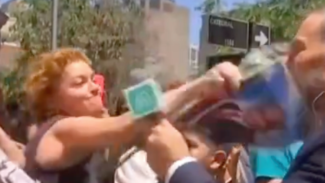 José Antonio Neme es golpeado en velorio de expresidente Piñera