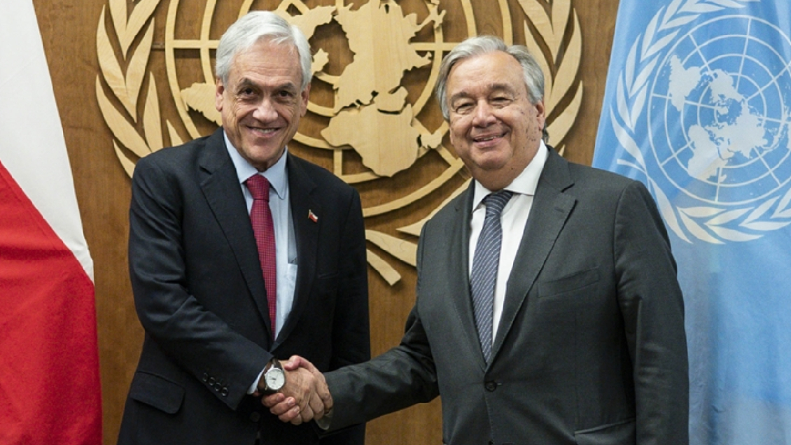 Secretario general de la ONU: Piñera será recordado por su sólido compromiso con la democracia