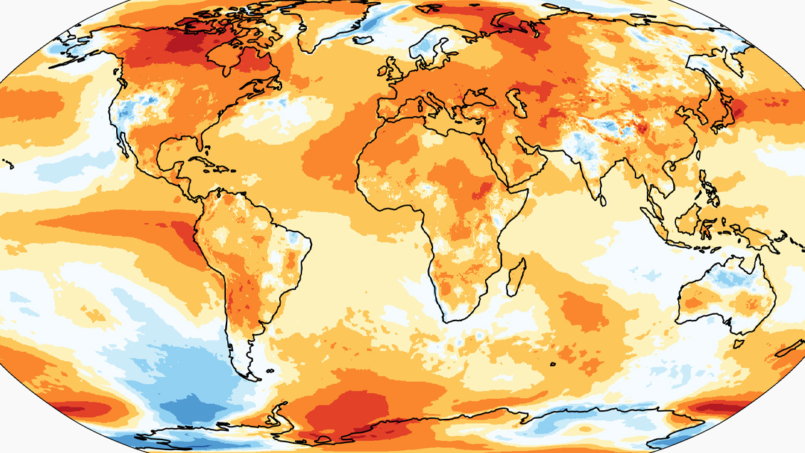 Aumento de temperatura media mundial el último año fue el más alto jamás registrado