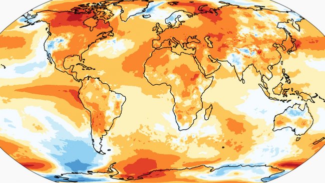   Aumento de temperatura media mundial el último año fue el más alto jamás registrado 