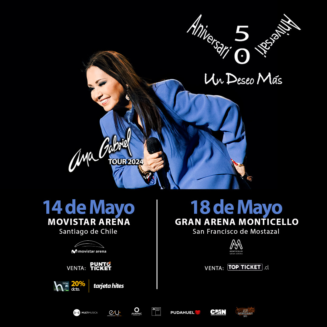 Shows de Ana Gabriel en Chile