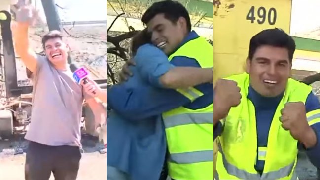 Trabajador perdió todo en los incendios, se viralizó y recibió sorpresivo regalo