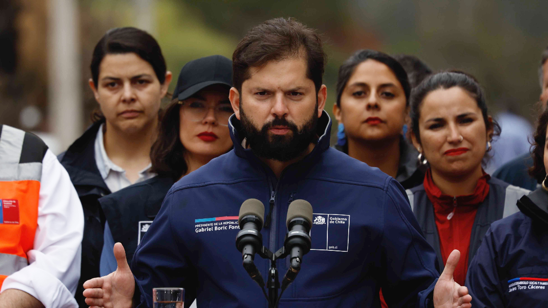 Presidente Boric anunció soluciones habitacionales transitorias para los damnificados