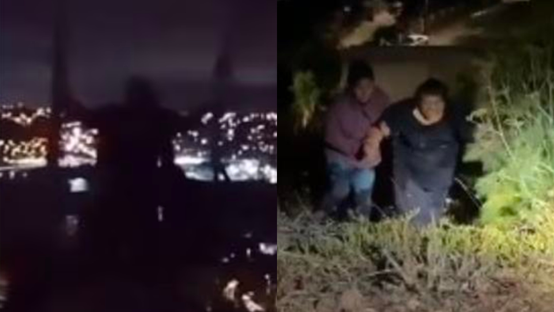 Mujer que cayó desde 