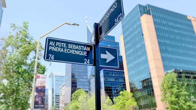   Vecinos de Las Condes aprueban ponerle nombre de Sebastián Piñera a importante avenida 