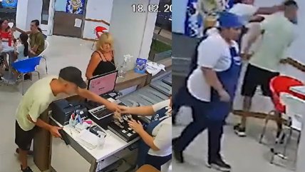  Intentó robar heladería argentina y trabajadoras lo atraparon  