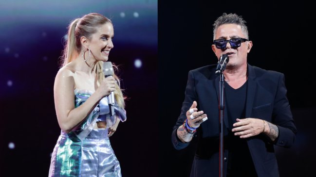 Alison Mandel posó junto a Alejandro Sanz en Viña 2024: guardia casi impide la foto