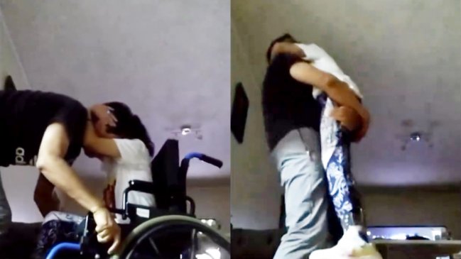 Conmovedor momento en que padre e hija en silla de ruedas bailan al son de Bocelli en Viña 2024