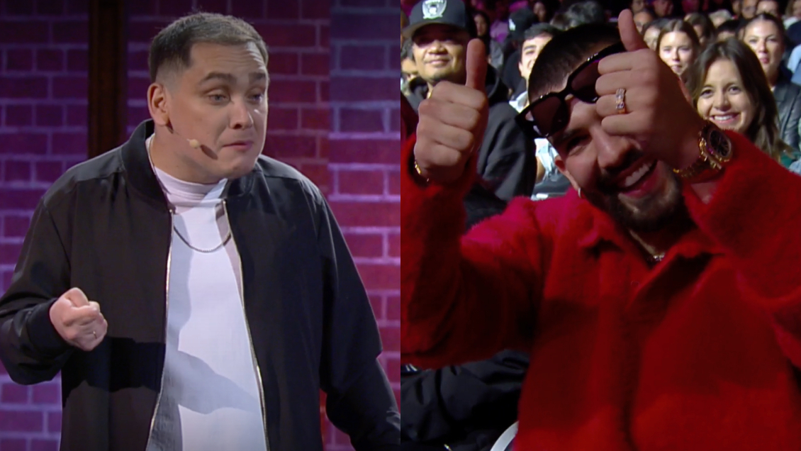 La inesperada interacción de Lucho Miranda con Manuel Turizo en Viña 2024